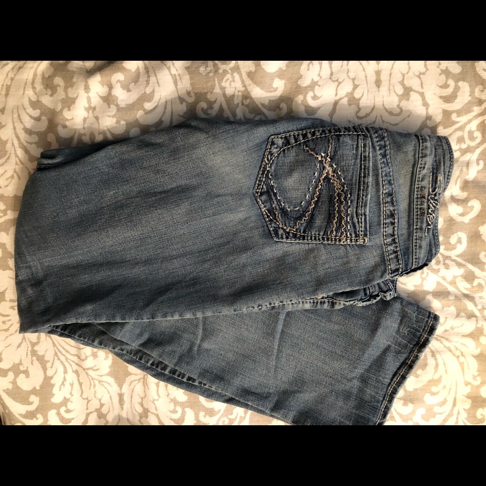 Silver jeans